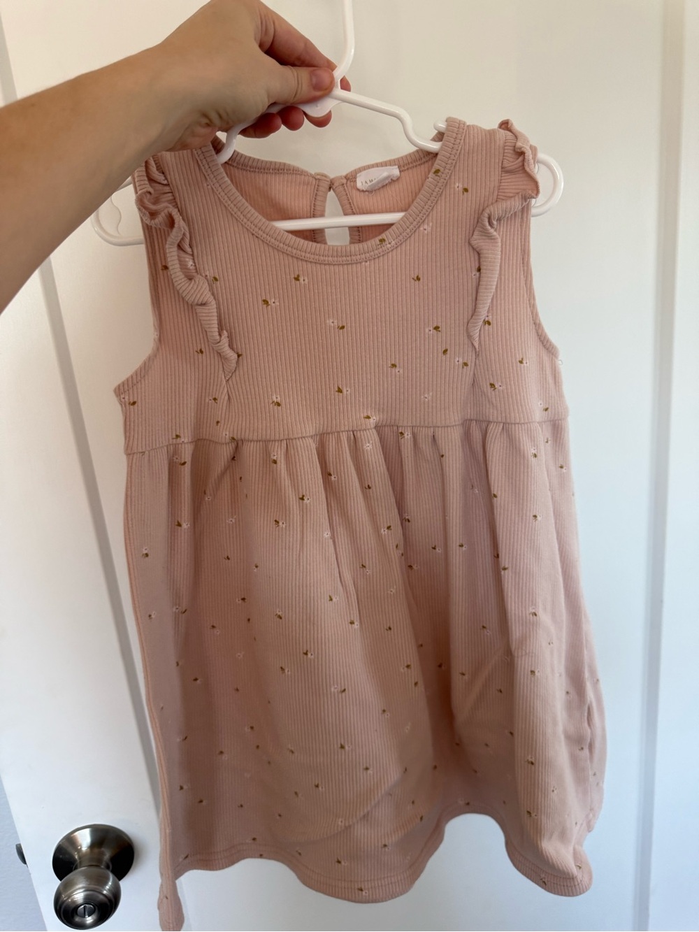 Jamie Kay 5T Girls' Pink Ruffle Sleeveless Dress